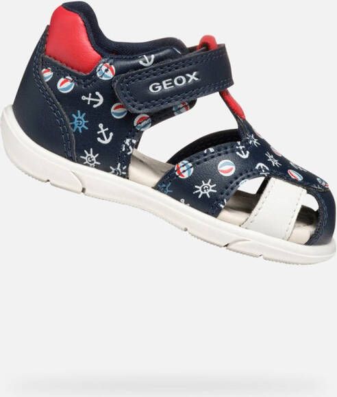 GEOX SANDAL ZAPITO DREUMES Sandalen MARINEBLAUW ROOD