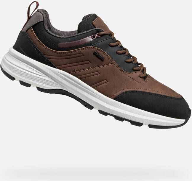 GEOX SENALES ABX HEREN Sneakers COGNA ZWART