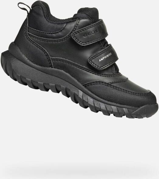 GEOX SIMBYOS ABX JONGENS Veterschoenen ZWART