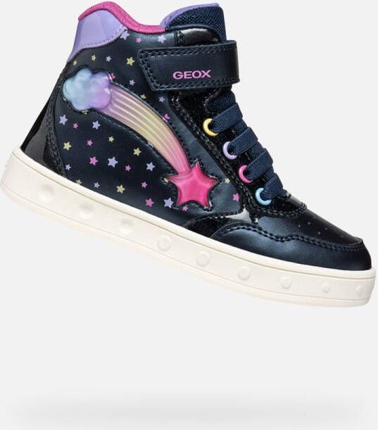 GEOX SKYLIN MEISJES Sneakers MARINEBLAUW MULTIKLEUR