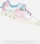 GEOX SKYLIN MEISJES Sneakers WIT ROZE - Thumbnail 1