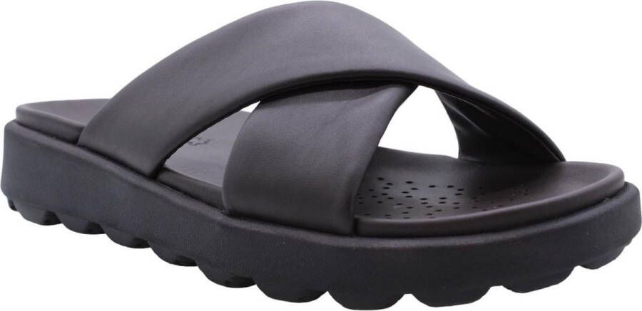 Geox Comfortabele Slipper voor de Zomer Black