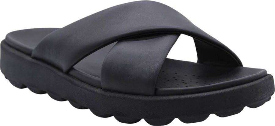 Geox Slippers van echt leer model 'SPHERICA'