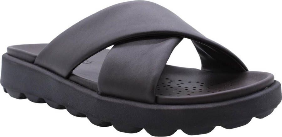 Geox Slippers van echt leer model 'SPHERICA'