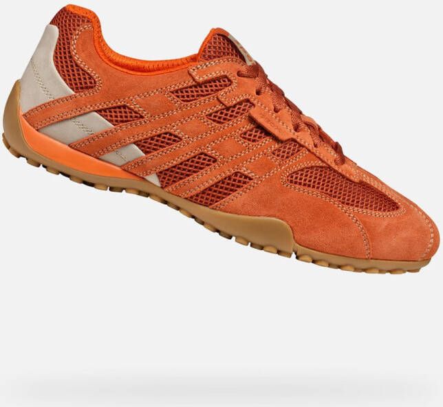 Geox Veterschoenen U SNAKE ORIGINAL veterschoen vrijetijdsschoen trekking sneaker met leren binnenzool