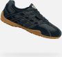 GEOX U Snake Original heren leren sportschoenen U55MNB 022EK blauw - Thumbnail 1