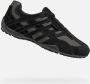 GEOX U Snake Original A heren leren sneaker slip-on U56MNB 022EK zwart - Thumbnail 1