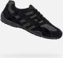 GEOX U Snake Original heren leren sportschoenen U55MNB 022EK zwart - Thumbnail 3