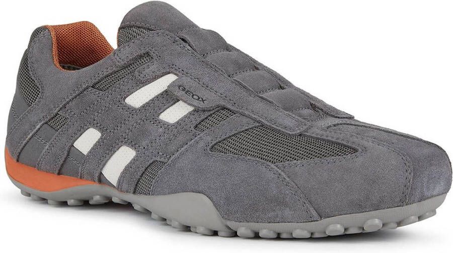 Geox Slip-on sneakers UOMO SNAKE Slipper vrijetijdsschoen met sierstiksels en speciale membraan