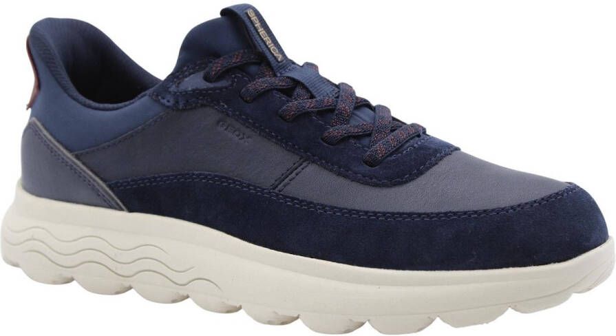 GEOX U Spherica Plus A herensneaker slip-on schoenen U56MPA 08522 CF44K blauw