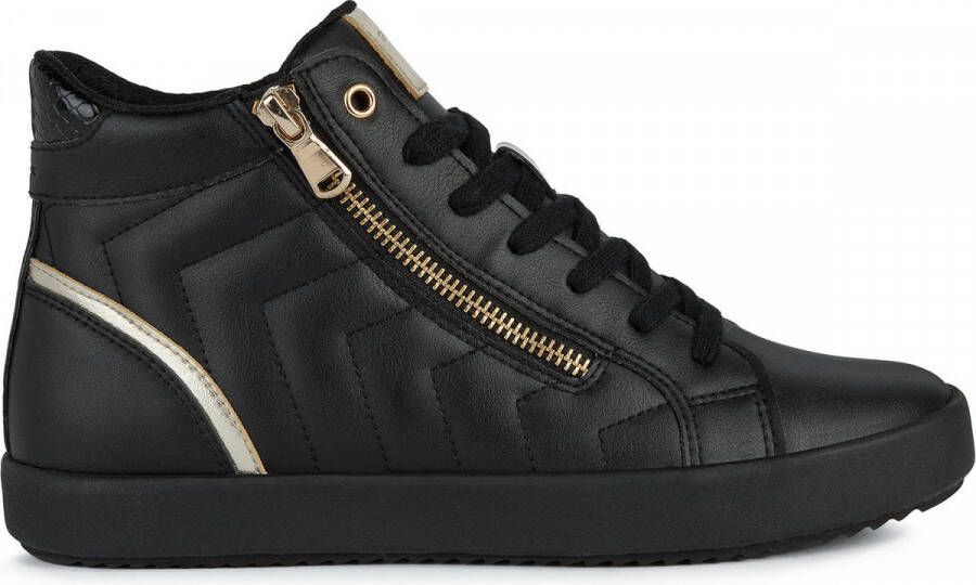 Geox Sneakers D BLOMIEE met modieuze stiksels vrijetijdsschoen lage schoen veterschoen