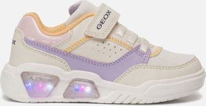 Geox Sneakers Schoen met knipperlichtje J ILLUMINUS in pastel-look