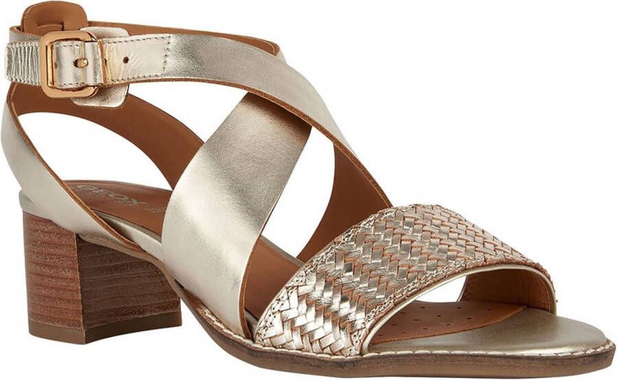 GEOX Sozy Mid Sandalen Goud Vrouw