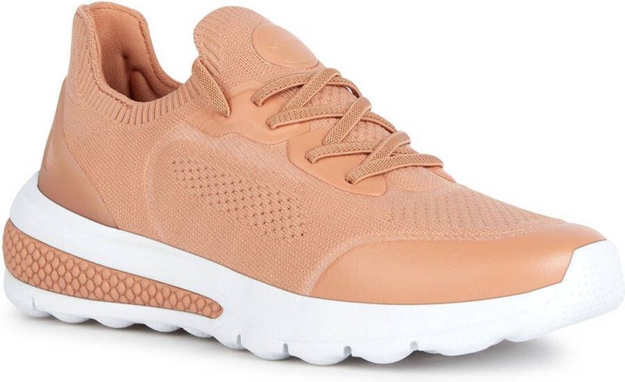 Geox Oranje Casual Textiel Sneakers oor Dames Orange Dames