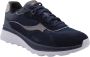 Geox Blauwe Casual Textiel Sneakers met 3cm Rubberen Zool Blue Heren - Thumbnail 5