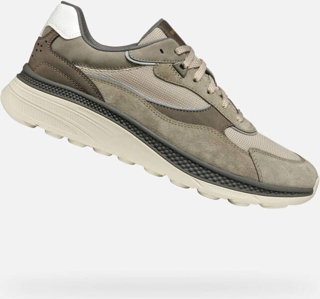 GEOX SPHERICA ACTIF X1 HEREN Sneakers BEIGE SALIEGROEN