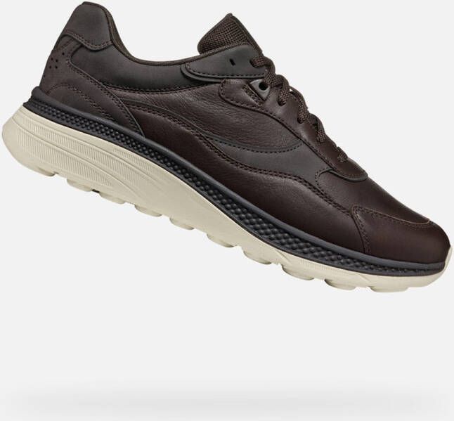 GEOX SPHERICA ACTIF X1 HEREN Sneakers KOFFIEKLEUR
