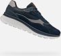Geox Blauwe Casual Textiel Sneakers met 3cm Rubberen Zool Blue Heren - Thumbnail 6