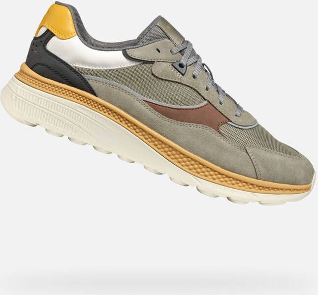 GEOX SPHERICA ACTIF X1 HEREN Sneakers SALIEGROEN BRUIN