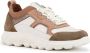 GEOX Spherica C Sneakers Dames Off White Dark Rose - Thumbnail 1