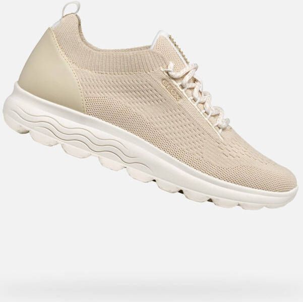 GEOX SPHERICA DAMES Sneakers LICHTE TAUPEKLEUR