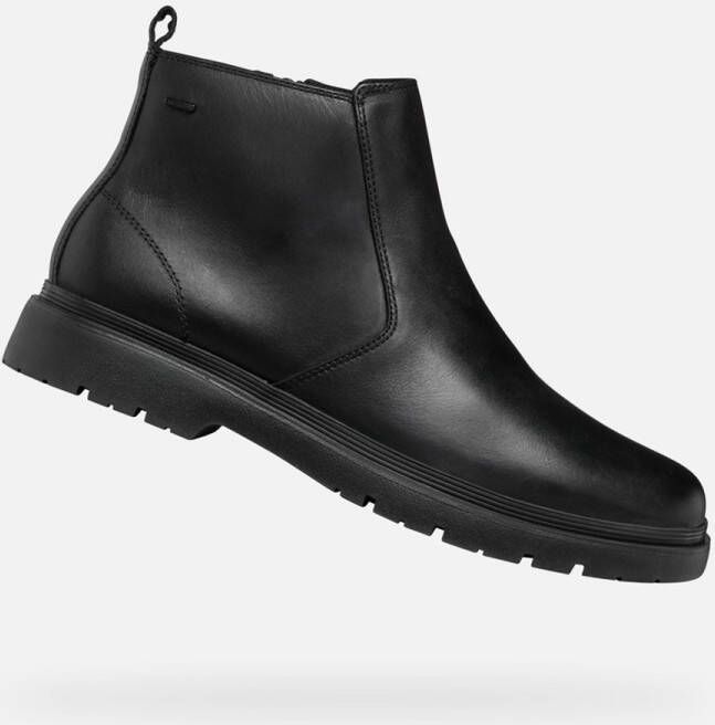 Geox Chelsea boots van leer met treklus model 'SPHERICA'