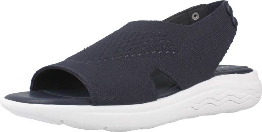 Geox Stijlvolle Platte Sandalen Blue Dames
