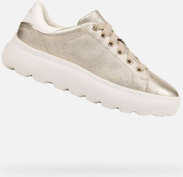 Geox Gouden Sneakers Ec4.1 voor Vrouwen Gray Dames