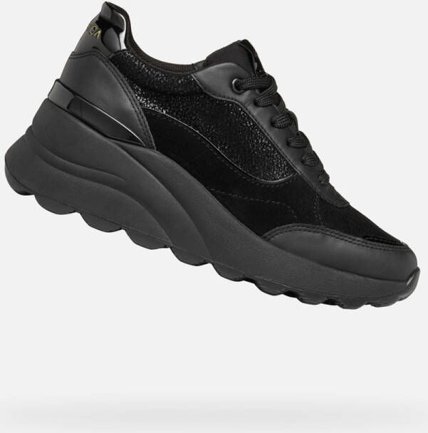 GEOX SPHERICA E DAMES Sneakers ZWART