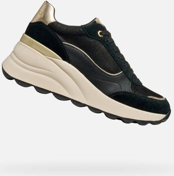 GEOX SPHERICA E DAMES Sneakers ZWART
