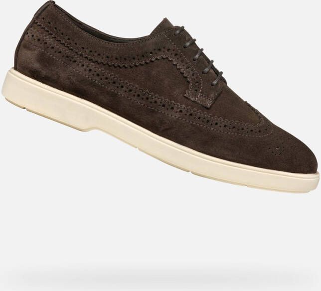 GEOX SPHERICA E HEREN Veterschoenen DONKERBRUIN