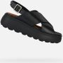 GEOX D45D4A Sandalen met hakDames Sandalen Zwart - Thumbnail 1