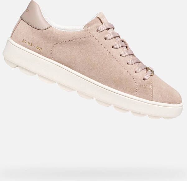 GEOX SPHERICA ECUB-1 DAMES Sneakers ANTIEK ROZE POEDERROZE