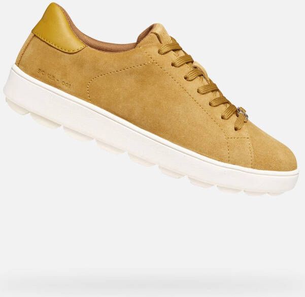 GEOX SPHERICA ECUB-1 DAMES Sneakers GEEL