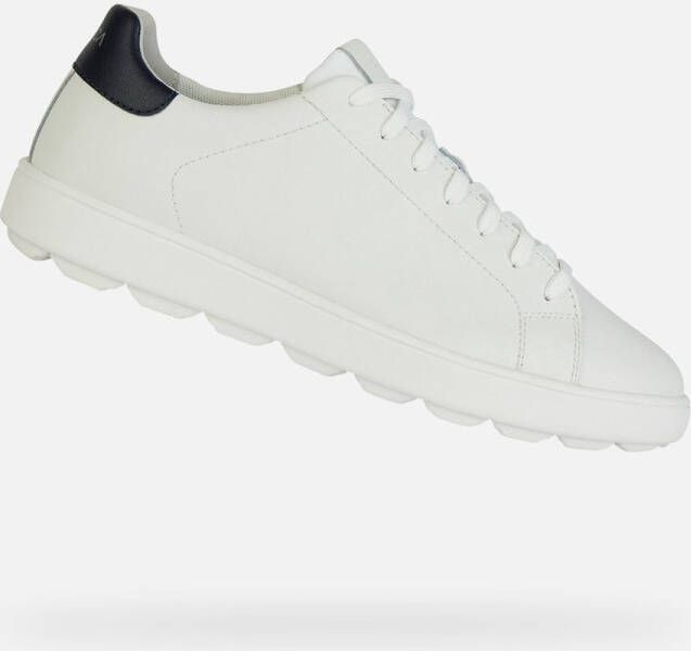 Geox Iconische Sneaker met Hoog Comfort en Ademend Vermogen White Heren