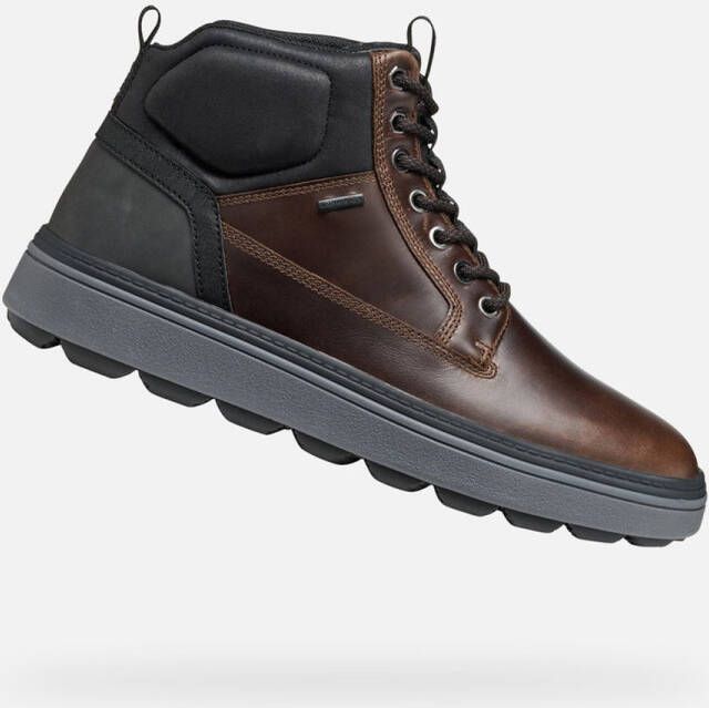GEOX SPHERICA ECUB-1.1 ABX HEREN DONKERBRUIN ZWART