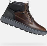 GEOX SPHERICA ECUB-1.1 ABX HEREN DONKERBRUIN ZWART - Donkerbruin/Zwart