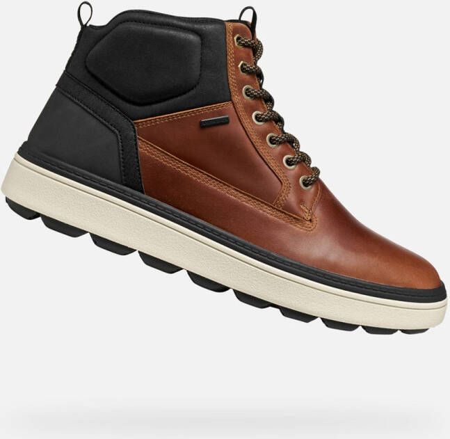 GEOX SPHERICA ECUB-1.1 ABX HEREN LICHTBRUIN ZWART