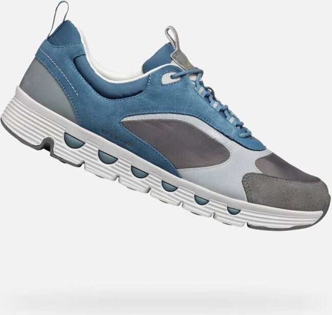 GEOX SPHERICA ECUB-4 HEREN Sneakers DONKERGRIJS DUIFBLAUW