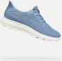Geox Blauwe Casual Textiel Sneakers Vrouwen Blue Dames - Thumbnail 1