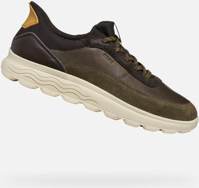 GEOX U Spherica Plus A herensneaker slip-on schoenen U56MPA 08522 groen