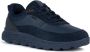 Geox Blauwe Casual Leren Sneakers voor Heren Blue Heren - Thumbnail 3