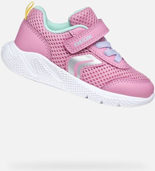 GEOX SPRINTYE PEUTER Sneakers ROZE ZEEGROEN