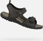 GEOX U4524b000me Strada Sandalen Zwart Man - Thumbnail 1
