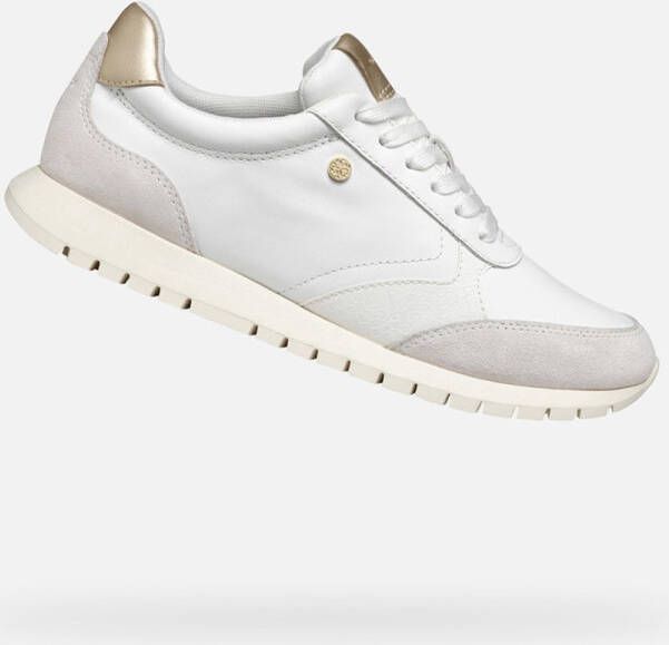 GEOX SUKIE 2.0 DAMES Sneakers WIT MELKWIT