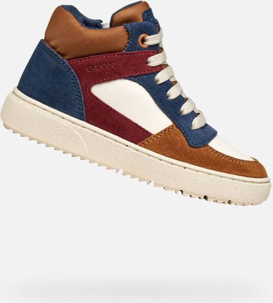 GEOX THELEVEN JONGENS Sneakers LICHT IVOOR LICHTBRUIN