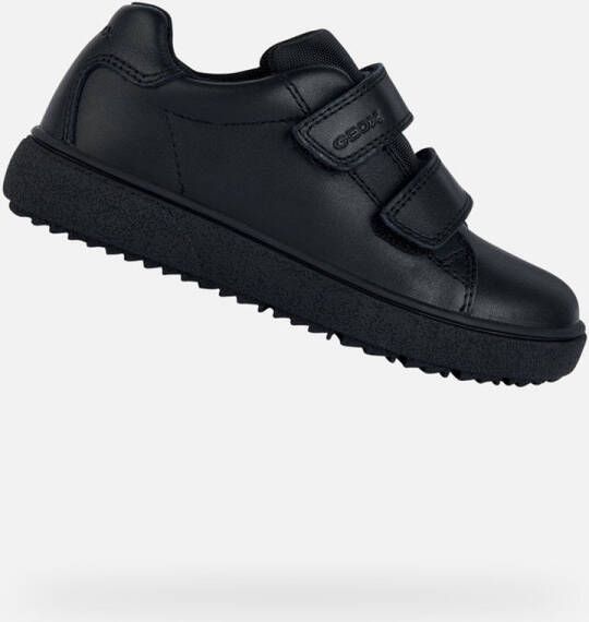 GEOX THELEVEN TIENERS Veterschoenen ZWART