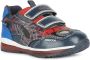 GEOX Todo A Sneakers Navy Red Kinderen - Thumbnail 1