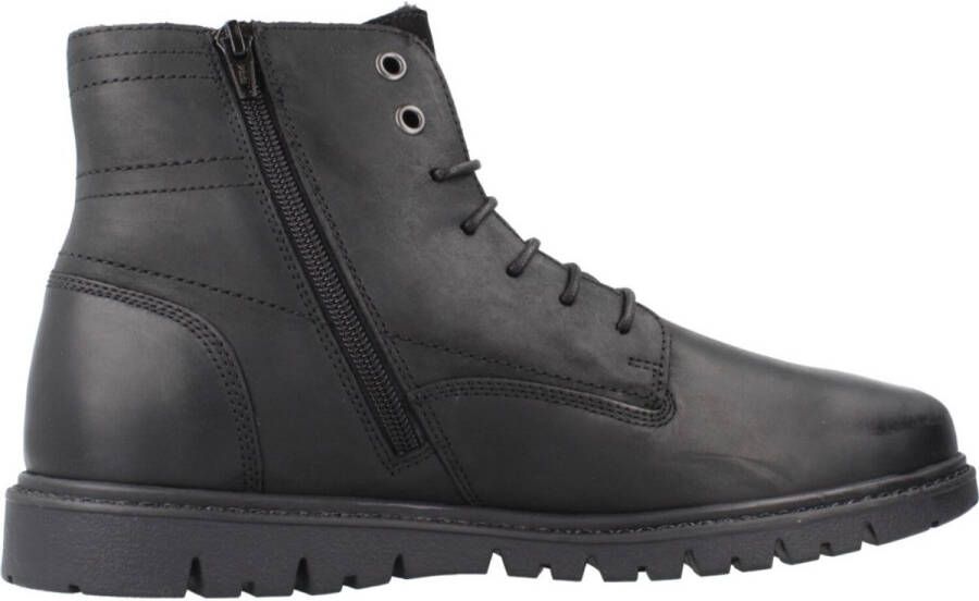 Geox Leren boots met siernaden model 'GHIACCIAIOD'