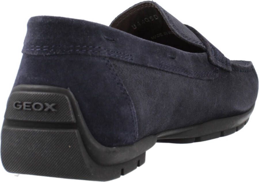 Geox Blauwe Mocassin Loafers voor Mannen Blue Heren